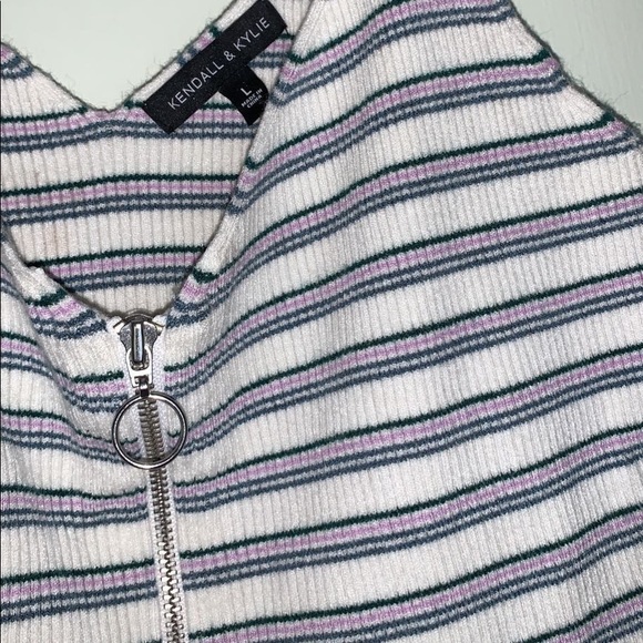 🐠2 for $16 Kendall + Kylie Pacsun zip up tank top - Picture 2 of 2